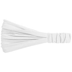 Hutshopping Haarband für Frauen - sportliches Bandana Kopftuch in Einheitsgröße (52-60 cm) - Stirnband Frühjahr Sommer weiß von Hutshopping