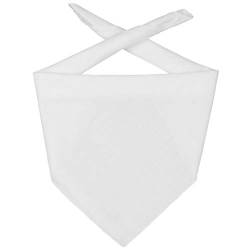 Hutshopping Uni Bandana Multifunktionstuch Halstuch Stirnband Headband Kopftuch (One Size - weiß) von Hutshopping