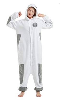 Hydrobreak Schlafanzug für Erwachsene Unisex Einteiler Pyjama Tierkostüm Halloween Christmas Cosplay Onesie Baymax L von Hydrobreak