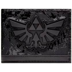 Hyrule Zelda Triforce Gummi Burg Königreich Karte Geldbörse/Geldbeutel Klapp ID & Kartenhalter, Schwarz von Hyrule