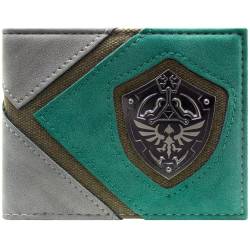 Zelda Twilight Princess Link Hylian Schildhaltung Geldbörse/Geldbeutel Klapp ID & Kartenhalter, Grün von Hyrule