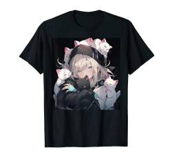 Anime und Katzen Liebhaber für Teen Manga Kawaii Grafik Otaku T-Shirt von I Don't Watch Anime All the Time