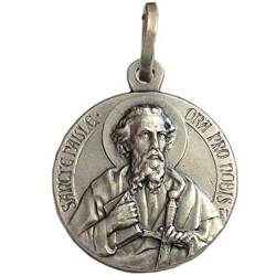925 Sterling Silber Medaille von Der Apostel Paulus von I G J
