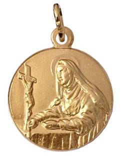 Medaille der Heiligen Rita Von Cascia- Die Heilige der unmöglichen Fälle 100% Made in Italy von I G J