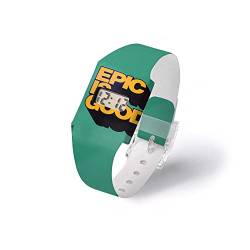 I LIKE PAPER - Epic is Good – Pappwatch/Watch/Digitale Armbanduhr ausTyvek® - reissfest - wasserabweisend - Digitale Anzeige für Uhrzeit und Datum von I LIKE PAPER