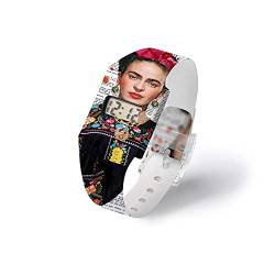 I LIKE PAPER - Frida Rose - Pappwatch/Watch/Digitale Armbanduhr ausTyvek® - reissfest - wasserabweisend - Digitale Anzeige für Uhrzeit und Datum von I LIKE PAPER
