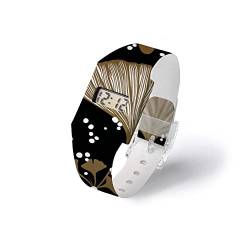 I LIKE PAPER - Ginko - Pappwatch/Watch/Digitale Armbanduhr ausTyvek® - reissfest - wasserabweisend - Digitale Anzeige für Uhrzeit und Datum von I LIKE PAPER