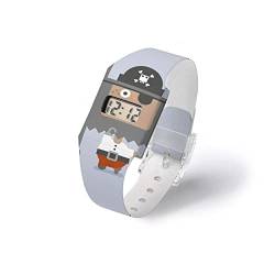 I LIKE PAPER - Pirate - Pappwatch/Watch/Digitale Armbanduhr ausTyvek® - reissfest - wasserabweisend - Digitale Anzeige für Uhrzeit und Datum von I LIKE PAPER