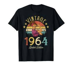 Vintage 1964 Made in 1964 57. Geburtstag Frauen 57 Jahre alt T-Shirt von I Love Family Forever