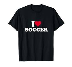 I Love Heart Soccer Lover Player Football T-Shirt von I Love Stuff Clothing