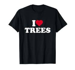 I Love Heart Trees Lover Environmentalist Environmental T-Shirt von I Love Stuff Clothing
