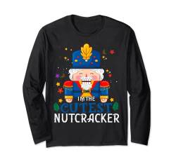 Niedlicher Nussknacker, passender Familiengruppen-Schlafanzug für Weihnachten Langarmshirt von I'm The NUTCRACKER Christmas Party PJs 2021