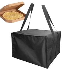 IAZE Pizza-Träger-Isoliertaschen, groß für Lieferungen, isolierte Pizza-Träger-Liefertasche, 50 x 50 cm, Lebensmitteltasche für den persönlichen und professionellen Gebrauch von IAZE