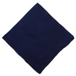 Halstuch 50x50cm Baumwolle 1A Qualität Einfarbig Bedruckbar Bestickbar Azofrei Uni Tuch Kopftuch Schultertuch Accessoire (10x, schwarz) von IB