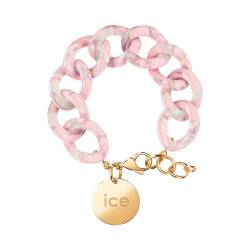 ICE Jewellery - Chain Bracelet - Pearl nude - Kettenarmband mit XL-Maschen für Frauen, geschlossen mit einer goldenen Medaille (020996) von ICE-WATCH