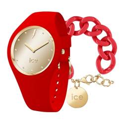 ICE - Jewellery - Chain bracelet - Red passion - Gold glam rock - Kiss - Medium - 2H von ICE-WATCH