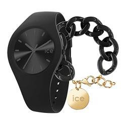 Ice Colour - Phantom - Medium - 3H + Jewellery - Chain Bracelet - Black von ICE-WATCH