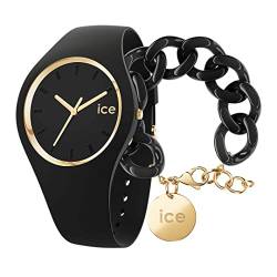 Ice Glam - Black - Small - 3H + Jewellery - Chain Bracelet - Black von ICE-WATCH