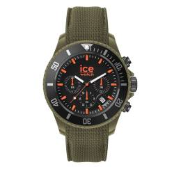 Ice-Watch - ICE chrono Khaki orange - Grüne Herrenuhr mit Silikonarmband - Chrono - 020884 (Large) von ICE-WATCH