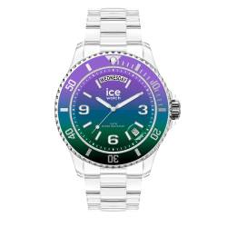 Ice-Watch - ICE clear sunset Purple green - Mehrfarbige Damenuhr mit Plastikarmband - 021433 (Medium) von ICE-WATCH