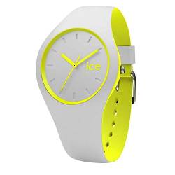 Ice-Watch - ICE duo Grey Yellow - Graue Herren/Unisexuhr mit Silikonarmband - 001500 (Medium) von ICE-WATCH