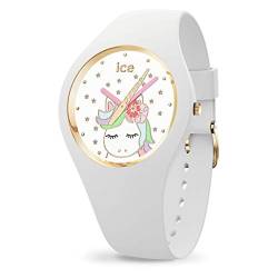 Ice-Watch - ICE fantasia White - Weiße Mädchenuhr mit Silikonarmband - 016721 (Small) von ICE-WATCH