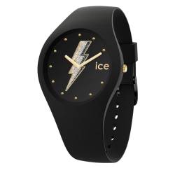 Ice-Watch - ICE glam rock Electric black - Schwarze Damenuhr mit Silikonarmband - 019858 (Medium) von ICE-WATCH