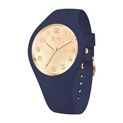 Ice-Watch - ICE horizon Night gold - Blaue Damenuhr mit Silikonarmband - 021363 (Small) von ICE-WATCH