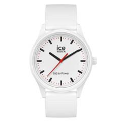 Ice-Watch - ICE solar power Polar - Weiße Herren/Unisexuhr mit Silikonarmband - 017761 (Medium) von ICE-WATCH