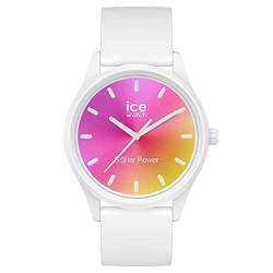 Ice-Watch - ICE solar power Sunset california - Weiße Damenuhr mit Silikonarmband - 018475 (Small) von ICE-WATCH