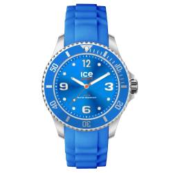 Ice-Watch - ICE steel Blue forever - Silbergraue Herrenuhr mit Silikonarmband - 020361 (Small) von ICE-WATCH