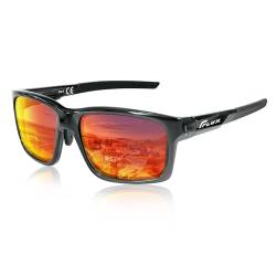 ICECUBE Verano Polarisierte Sport-Sonnenbrille mit Anti-Rutsch-Funktion, verstellbarem Nasenpolster und leichtem Rahmen, für Männer und Frauen beim Fahren, Laufen, Baseball, Golf von ICECUBE