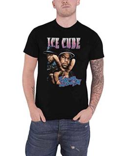 Ice Cube T Shirt Today was A Good Day Logo Nue offiziell Herren Schwarz S von ICECUBE