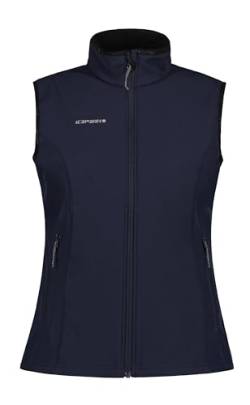 ICEPEAK Bethany Weste für damen Dunkel Blau 36 von ICEPEAK