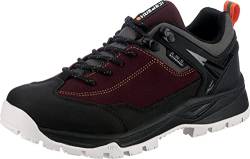 ICEPEAK Damen Halbschuh Abai Bordeaux/schwarz/dunkelgrau/orange 41 von ICEPEAK