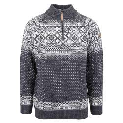 ICEWEAR Alexander nordischer Pullover aus Merinowolle (Dunkelgrau, L) von ICEWEAR