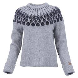 ICEWEAR Þjórsárver Leichter Pullover aus Wollmischung für Damen (Grau, M) von ICEWEAR