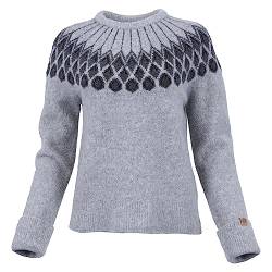 ICEWEAR Þjórsárver Leichter Pullover aus Wollmischung für Damen (Grau, S) von ICEWEAR