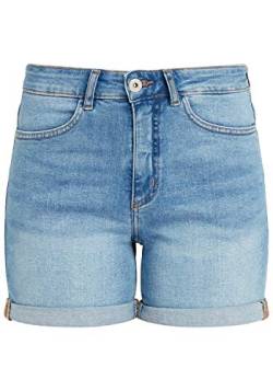 ICHI Damen Hotpants Jeans Shorts Kurze Denim Hose 20111412, Größe:36, Farbe:Light Blue (19044) von ICHI