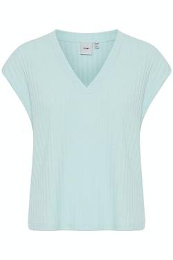 ICHI Damen IHJIAVARNA to Trägershirt/Cami Shirt, 144809/Eggshell Blue, L von ICHI