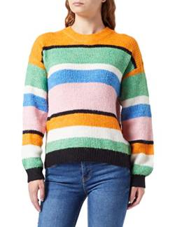 ICHI Damen IHKAMARA LS STRIPE2 Pullover, 200681/Multi Color, S von ICHI