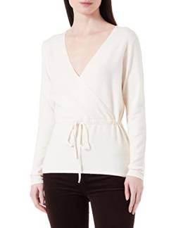 ICHI Damen IHKAVA LS10 Pullover, 1304011/Oatmeal Melange, M von ICHI