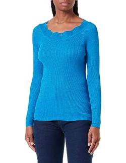 ICHI Damen IHMOPAZ LS2 Pullover, 184250/Indigo Bunting, L von ICHI