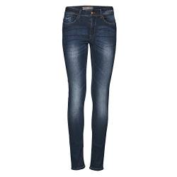 ICHI IHERIN IZARO MEDIUM Damen Jeans Denim Hose mit Stretch Enger Schnitt, Größe:33/32, Farbe:Medium Blue (19037) von ICHI