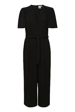 ICHI IHGITTY JS3-20118386 Damen Jumpsuit Overall Einteiler, Größe:38, Farbe:Black (194008) von ICHI