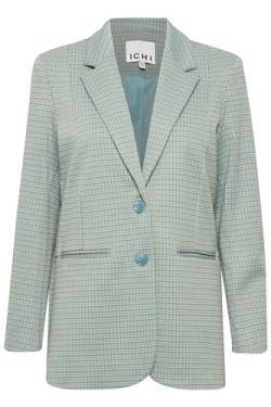 ICHI IHKATE Cameleon Oversize BL Damen Blazer Jackenblazer 70% Polyester, 28% Viskose, 2% Elasthan Loose fit, Größe:XS, Farbe:Ether (144506) von ICHI