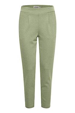 ICHI IHKATE Pique PA Damen Sweathose Sweatpants Relaxhose mit Stretch Enger Schnitt, Größe:S, Farbe:Willow Bough (180119) von ICHI