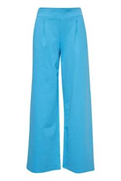 ICHI IHKATE SUS Long Wide PA2 Damen Hose Stoffhose mit Stretch hoher Elastikbund weiter Schnitt, Größe:L, Farbe:Blithe (174336) von ICHI