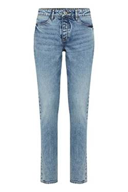 ICHI IHMIFFE NTI 2 Damen Jeans Denim Hose mit Stretch Enger Schnitt, Größe:29/30, Farbe:Light Blue Stone Washed (200398) von ICHI