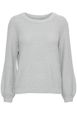 ICHI - IHNOELLE LS - Pullover - 20116750, Größe:L, Farbe:Light Grey Melange (200317) von ICHI